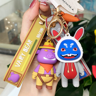 卡通正ban小英雄二代钥匙扣创意潮玩工资个性 汽车钥匙链包包挂件
