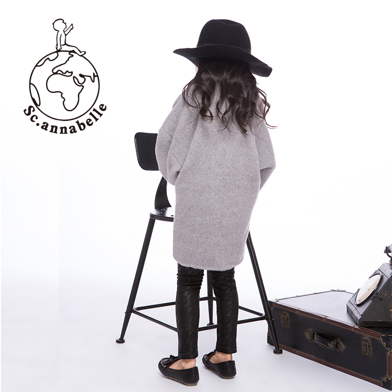 Manteau pour fille SC.ANNABELLE en laine - Ref 2161971 Image 3