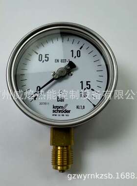 【实物】RFM16RB100燃气压力表德国霍科德Kromschroeder