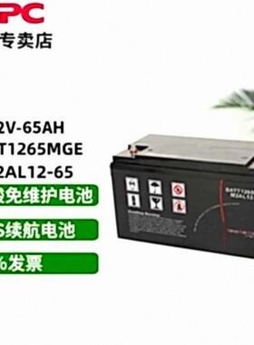 APC蓄电池 BATT1265MGE M2AL12-65 梅兰日兰铅酸蓄电池 12V65AH