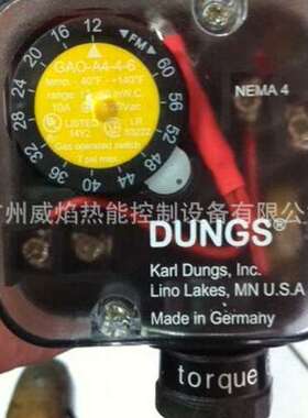 【实物】GAO-A4-4-6压力开关德国冬斯Dungs