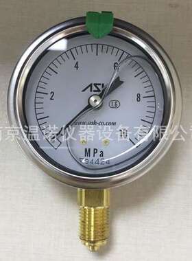 日本ASK甘油压力表OPG-AT-G14-60X25MPa高耐震耐用性