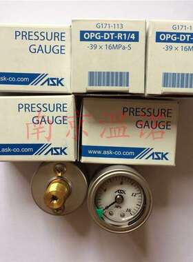 日本ASK压力表OPG-AT-G1/4-60x16MPa 压力阀