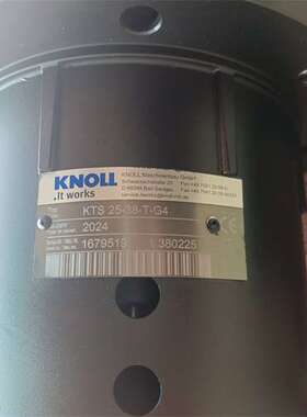 德国  KNOLL\t  螺杆泵 总成 KTS 25-38-T-G4 4kW全新原装正品进