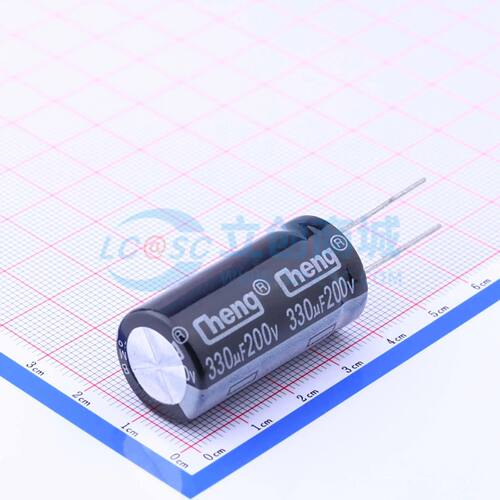 KM337M200L36RR0VH2FP0 直插电解电容 18x36mm 330uF  200V