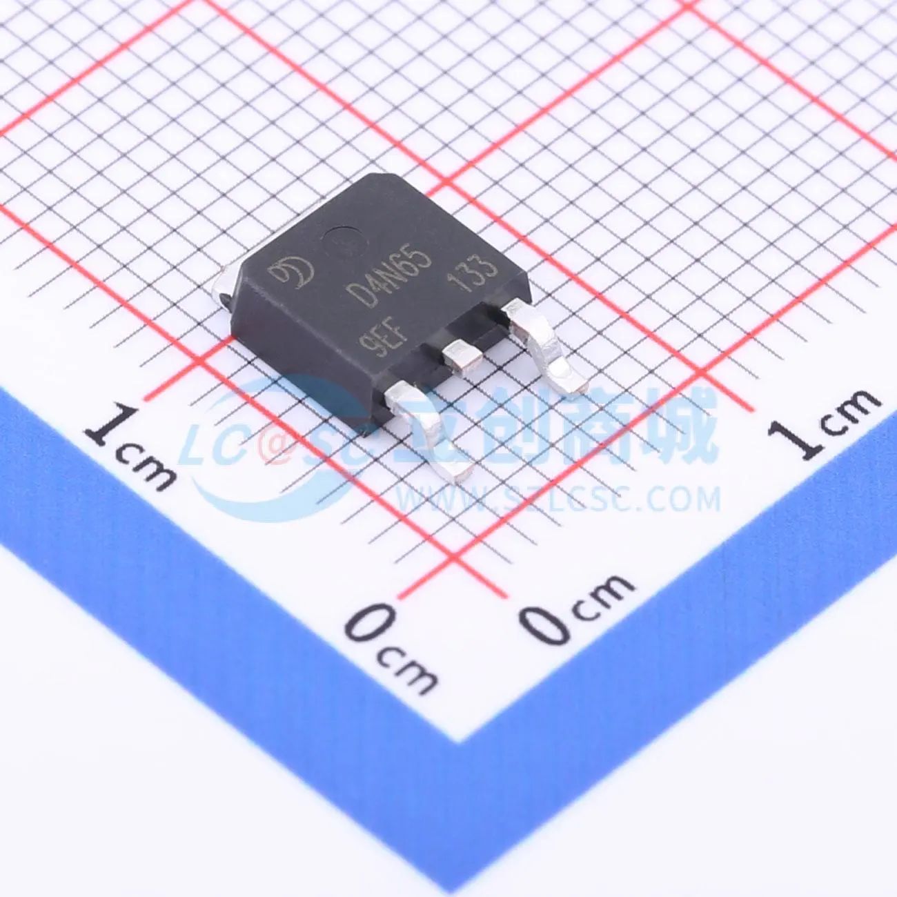 D4N65 场效应管(MOSFET) TO-252-3 650V 4A