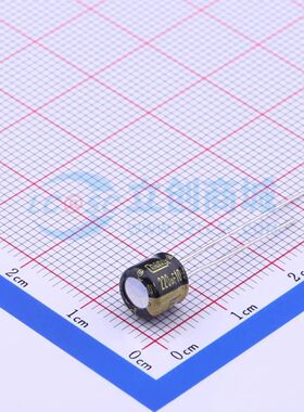 EF227M010E05RR0VH4FP0 直插电解电容 6.3x5mm 黑 220uF  10V