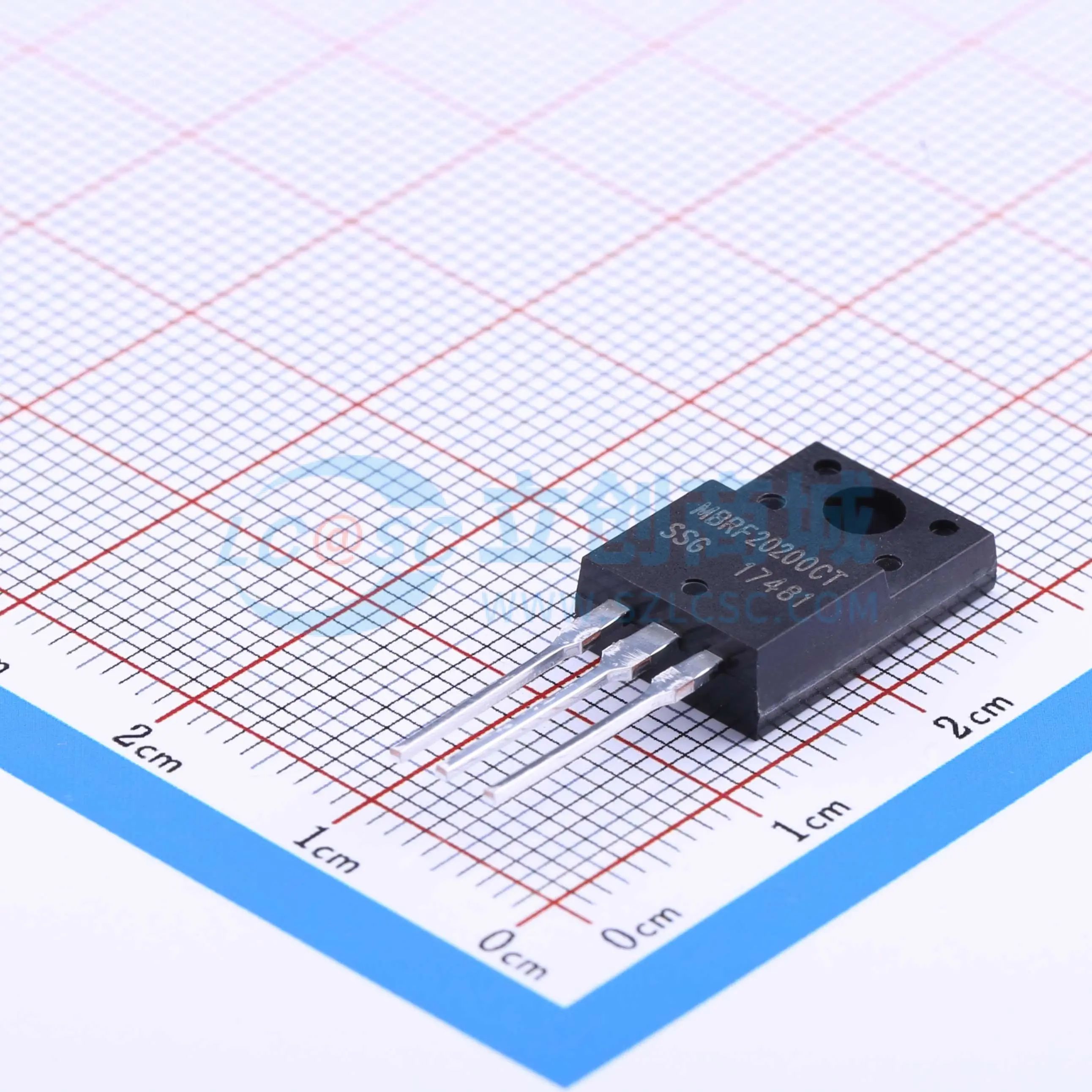 MBRF20200CT 肖特基二极管 TO-220AB-3 电压:200V 电流:10A