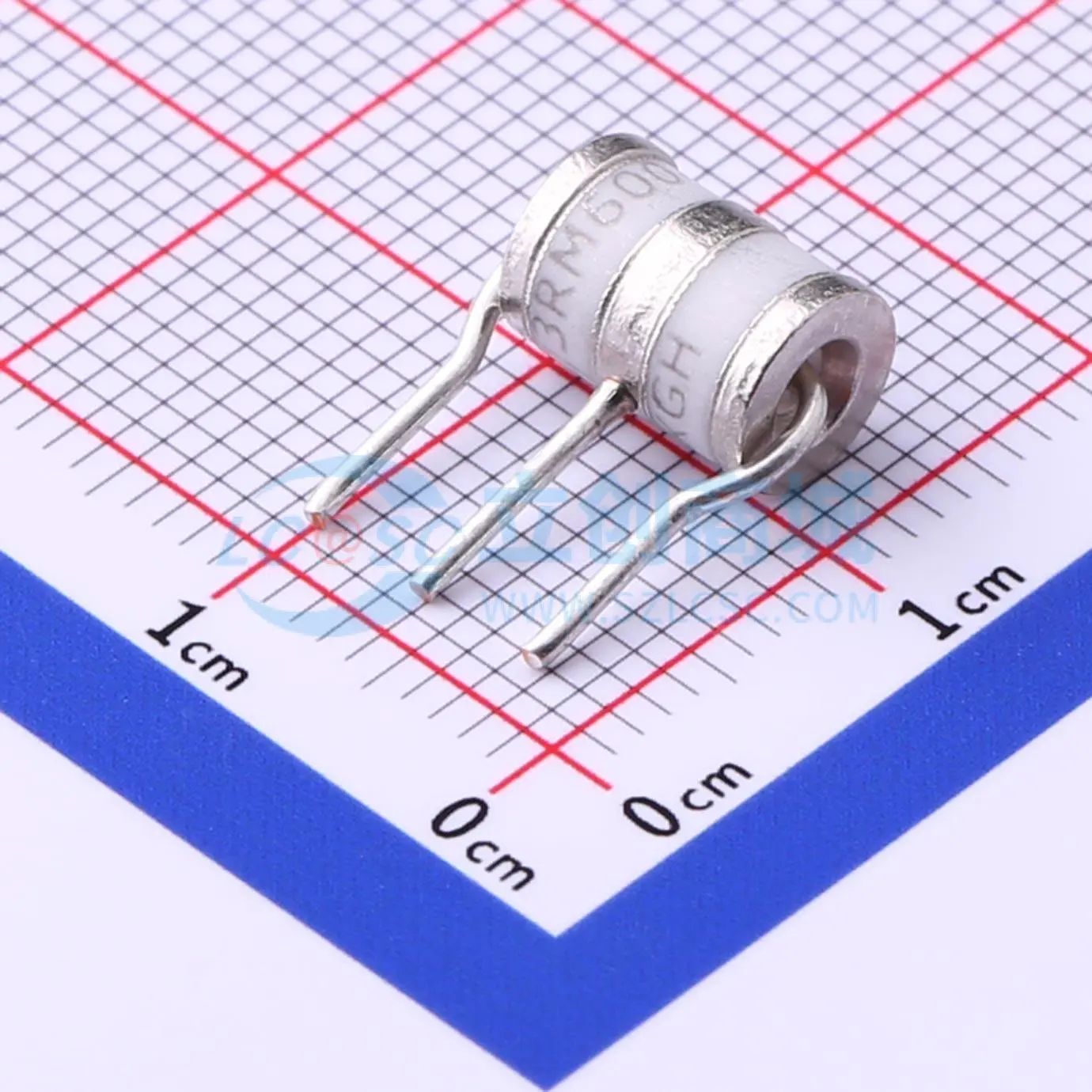 3RM600L-6/B 气体放电管(GDT) 插件,6x8.5mm 600V 10kA 3端 插件G
