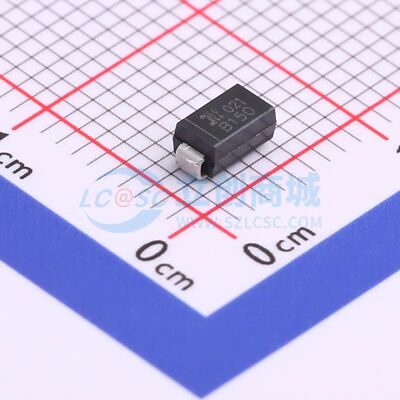 B150-13-F 肖特基二极管 SMA(DO-214AC) 电压:50V 电流:1A