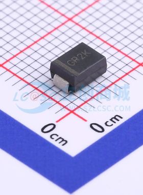 GR2K 快恢复/高效率二极管 SMB(DO-214AA) GR2K