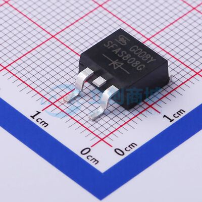 SFAS808G MNG 快恢复/高效率二极管 D2PAK SFAS808G MNG