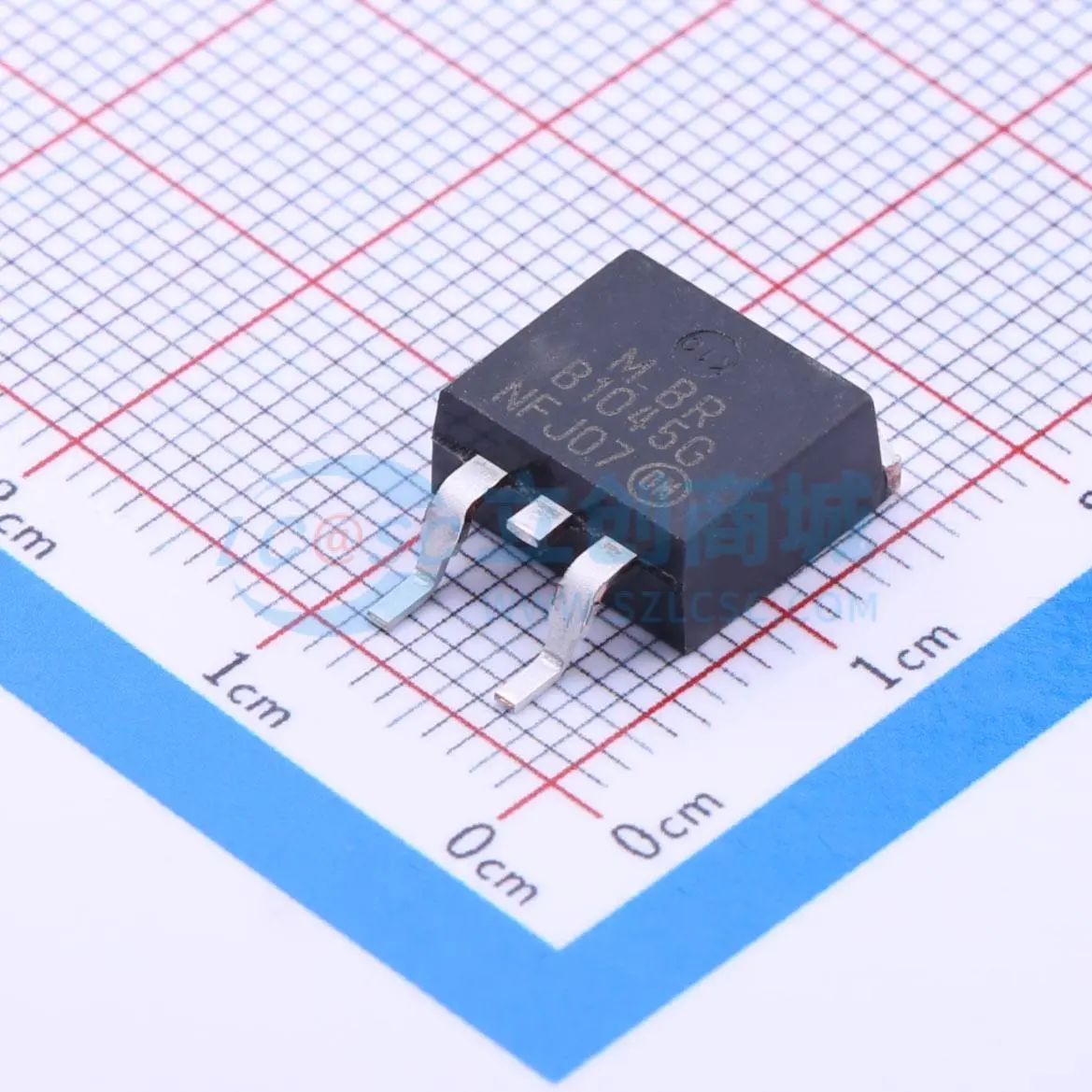 MBRB1045T4G 肖特基二极管 TO-263-2 电压:45V 电流:10A