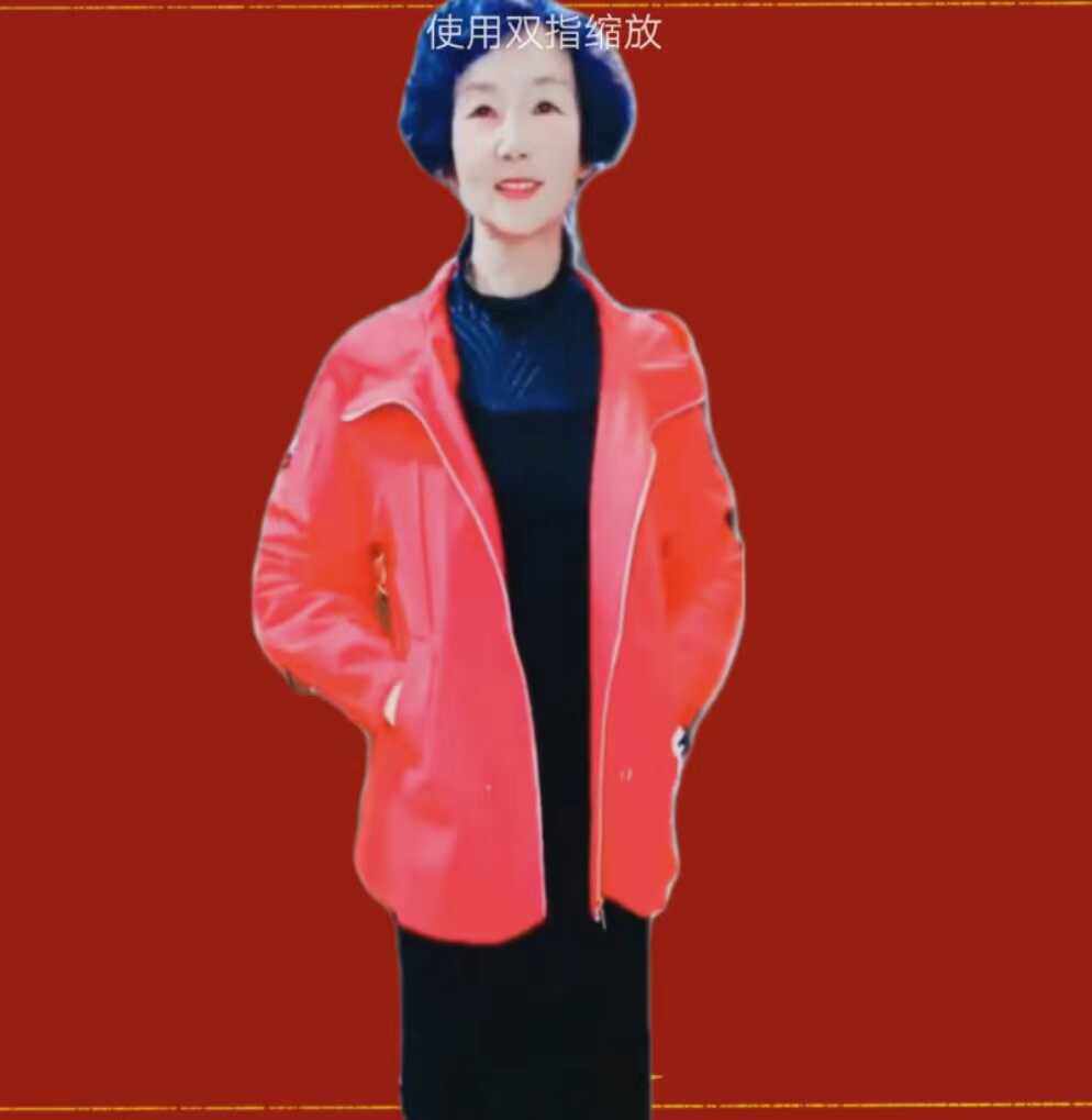 2024春红衣源23A31连帽插肩袖荷叶边休闲时尚洋气短款风衣外套女