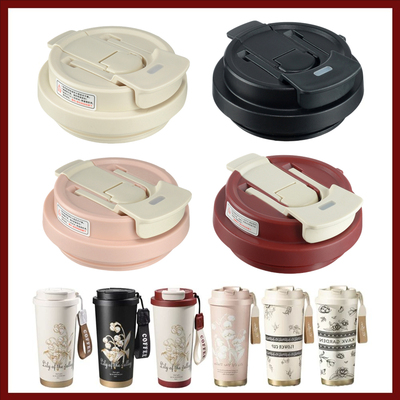 铃兰花保温杯盖吸管杯盖