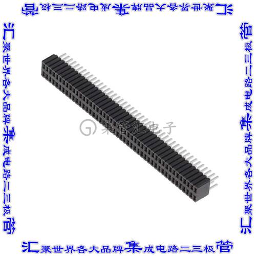 SLM-145-01-S-D 针座连接器90POS插座2排1.27mm叉状通孔直针镀金