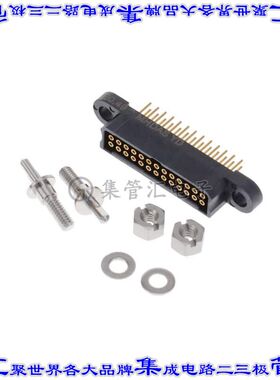 MHDAS2F026YDE10 针座连接器26POS插座2排1.27mm母形插口通孔直针