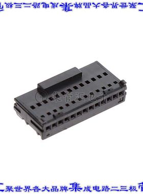 1-2355088-3 矩形连接器13POS插座1.2mm母插口黑色IDC自由悬挂