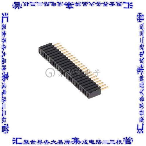 SLM-122-01-G-S 针座连接器22POS插座1.27mm叉状通孔直针镀金