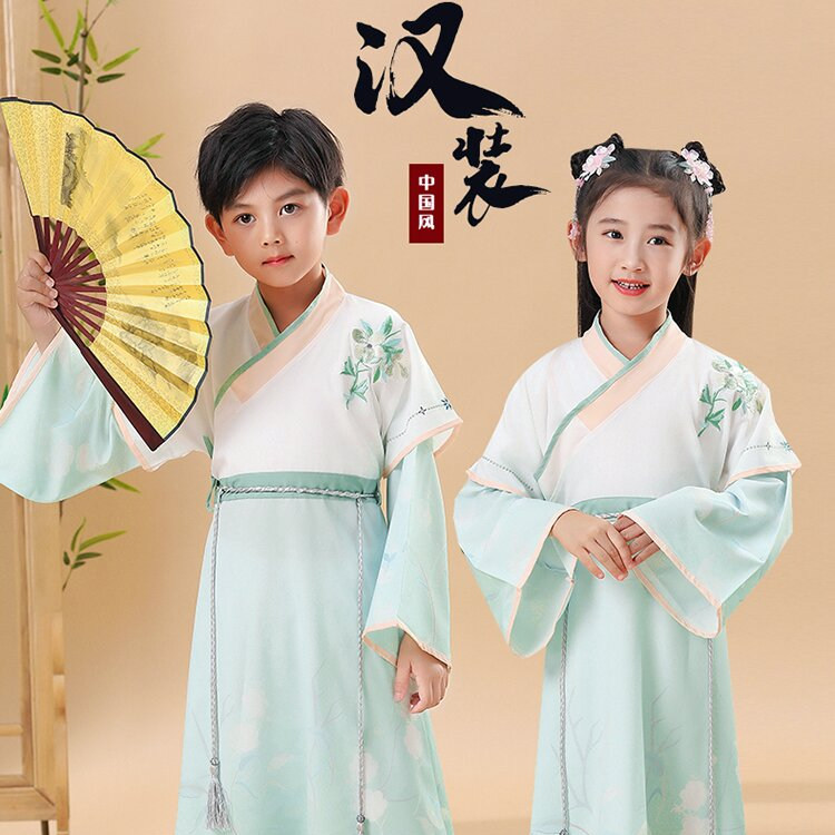 六一儿童汉服古装薄款演出服