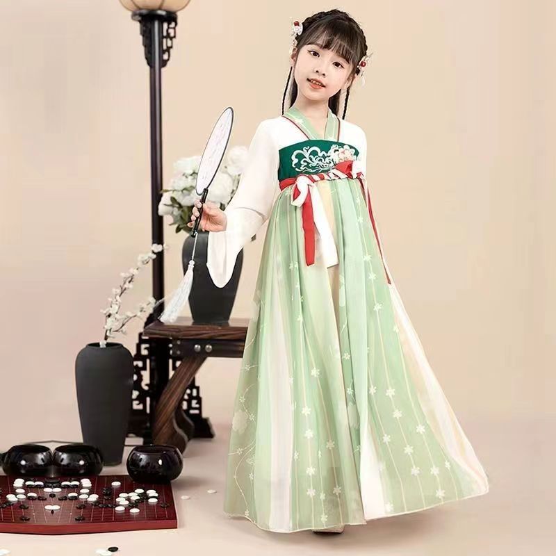 儿童汉服演出服表演服复古