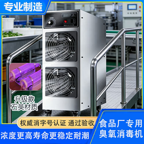 100g食品厂臭氧发生器净化车间高浓度臭氧消毒机除臭味杀菌养殖场