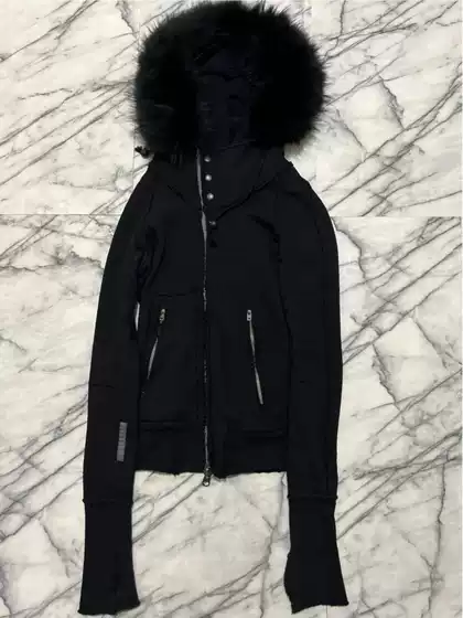 Pure Cotton Lgb Parka Replica Japanese Retro Visual Rock Shibuya Fur Collar Short Jacket Deconstructed Hooded Sweatshirt