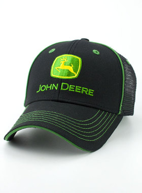 约翰迪尔JohnDeere新款男女通用个性机械棒球帽情侣款时尚百搭帽
