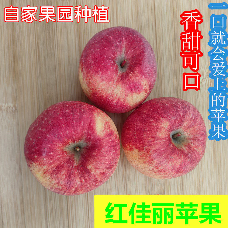 山西红佳丽苹果新鲜脆甜多汁香妃苹果超甜加力果香味浓郁5斤包邮