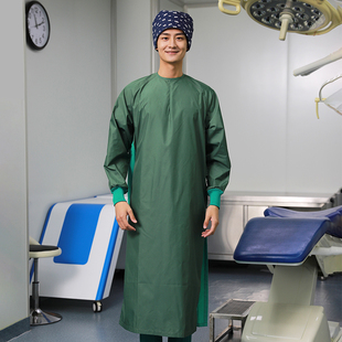 秋冬季护理部主任纯棉手术衣医院隔离衣透气无菌全围衣全棉手术服