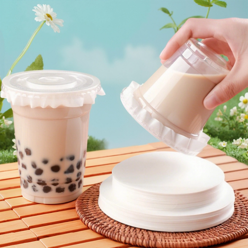 奶茶防漏纸封杯封口纸膜