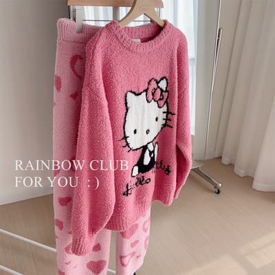 秋冬女软绵绵卡通家居服