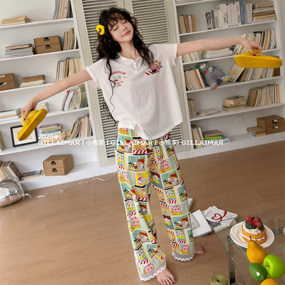 GillAimar可爱卡通原田家居服