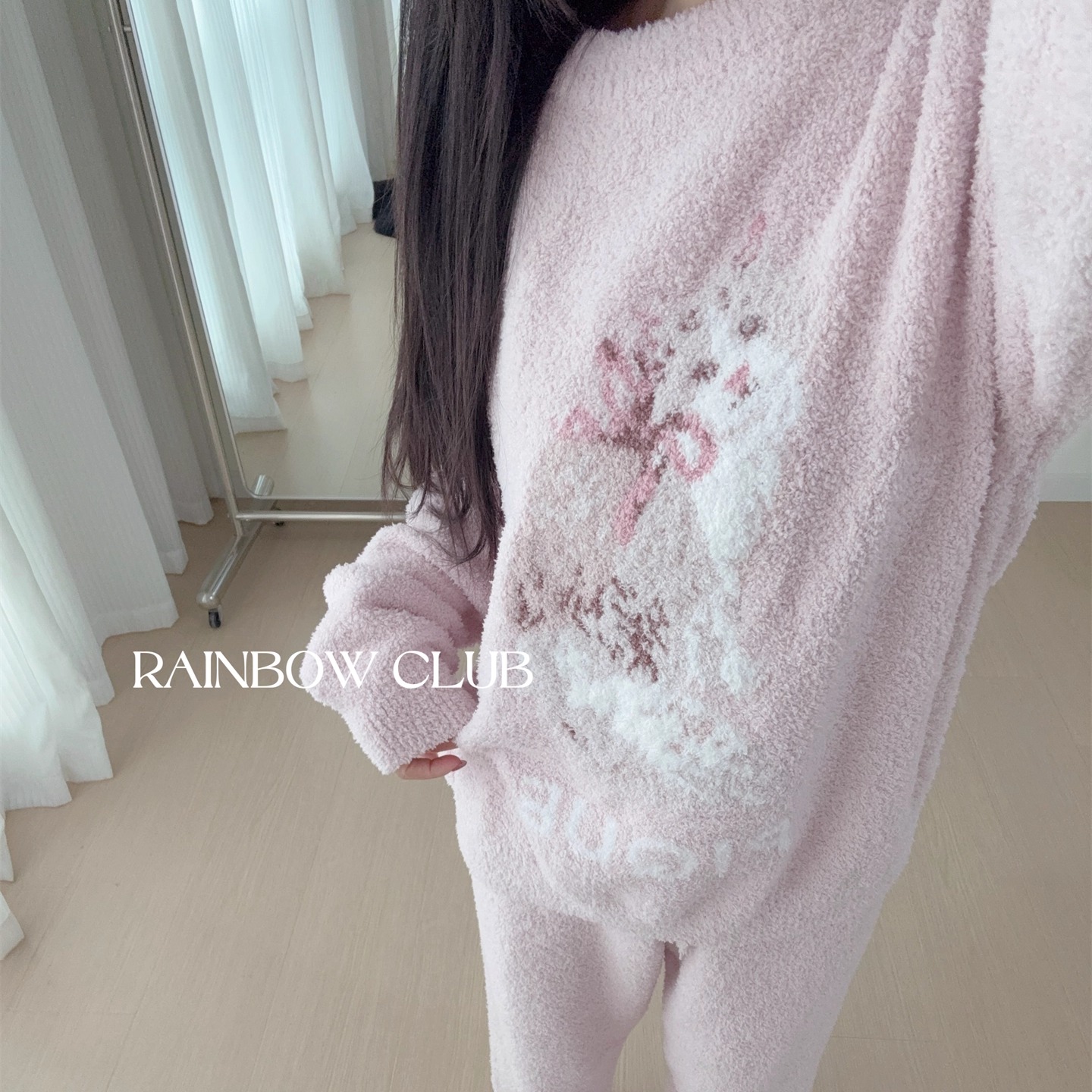 秋冬软绵绵可爱猫咪可外穿家居服