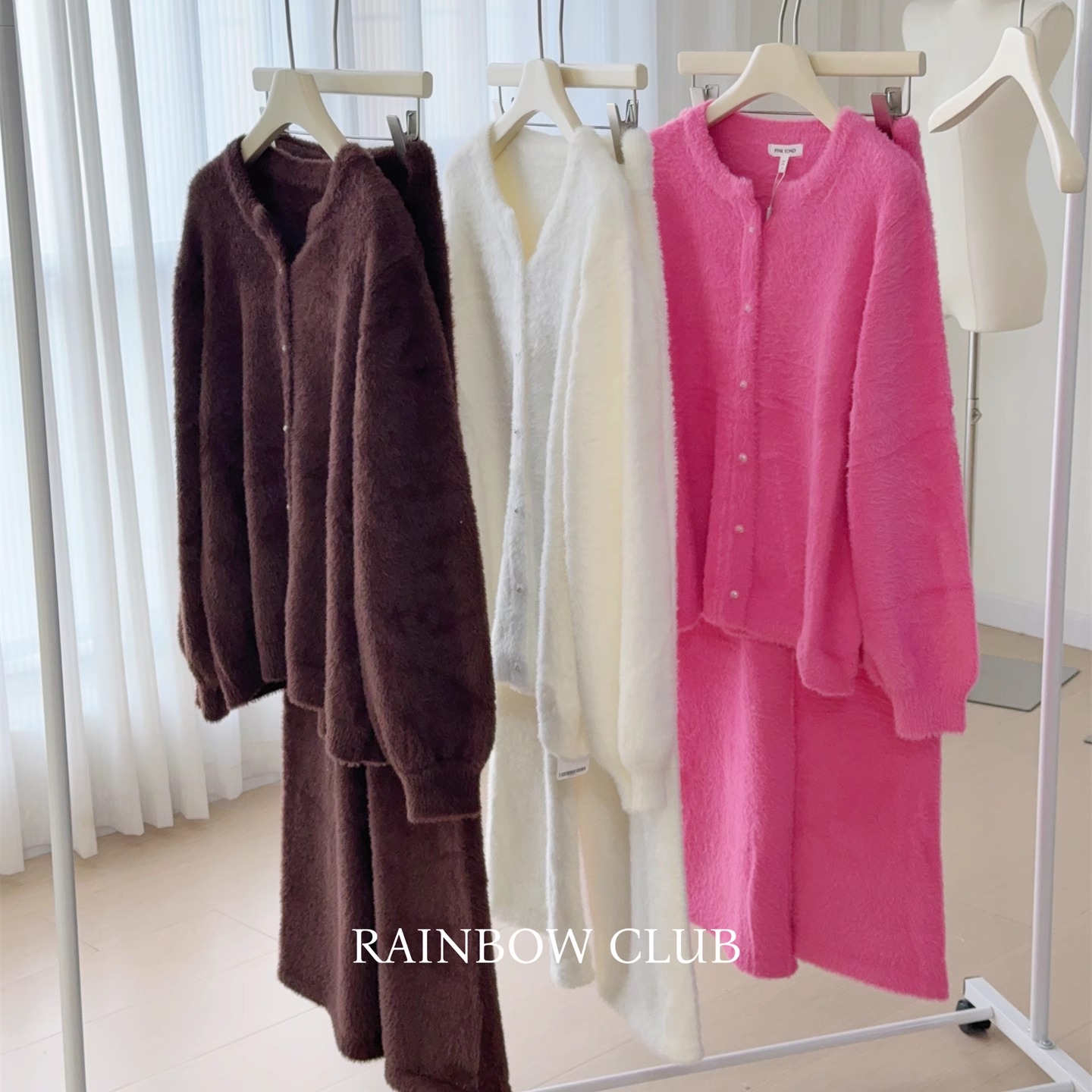 秋冬仿貂绒软糯亲肤高级感家居服