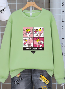 加绒加厚套头卫衣女秋冬韩版宽松大码长袖洋气上衣无帽外套ins潮