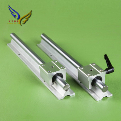 SBR带座光轴导轨滑块滑轨滑道SBR12 16 20 25 30木工推台锯导轨