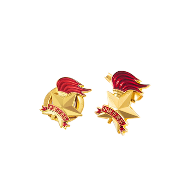 得力少先队员队徽正版磁吸小学生