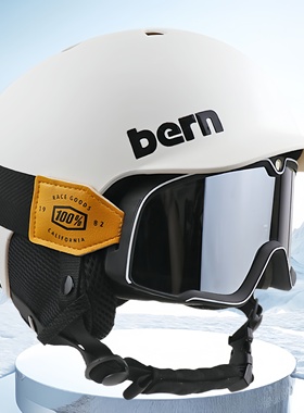 Bern同款滑雪头盔男女通用单板双板专业滑雪装备成人滑雪盔安全帽