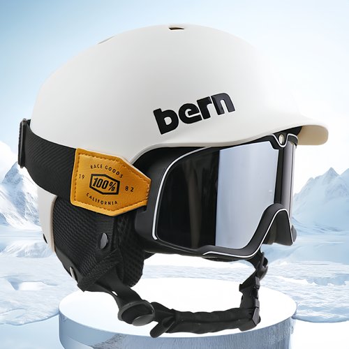 Bern同款滑雪头盔男女通用单板双板专业滑雪装备成人滑雪盔安全帽