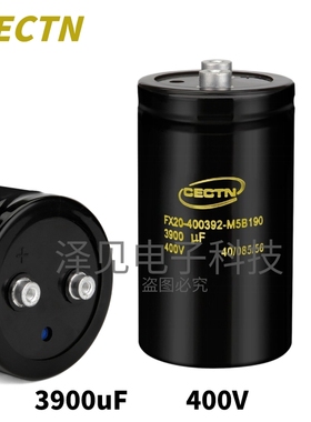 3900uF/400V全新原装CECTN电解电容 FX20-400392-M5B190 64/115mm
