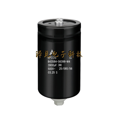 B43584-S6398-M3-S1 M4 500V3900UF全新EPCOS电解电容器A6398M000