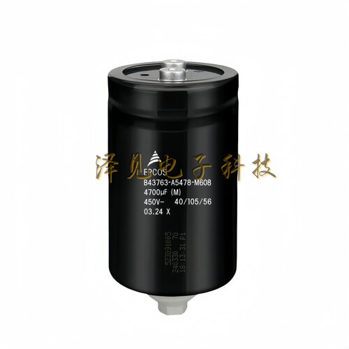 B43763-A5478-M608全新原装EPCOS电容器 450V4700uF 带底部螺栓柱