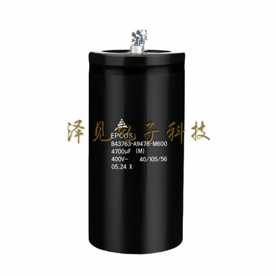 B43763-A9478-M600全新原装EPCOS电容器 400V4700uF 带底部螺杆型