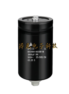 B43584A6398M000全新EPCOS 500V3900UF电解电容器 B43584-A6398-M