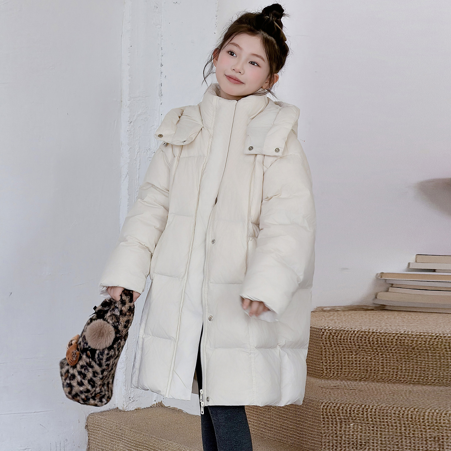 儿童长款过膝羽绒服冬季新款女童装韩版洋气加厚保暖90绒冬装外套,童装/婴儿装/亲子装,羽绒服,淘宝优惠券,粉丝福利购,淘宝优惠卷