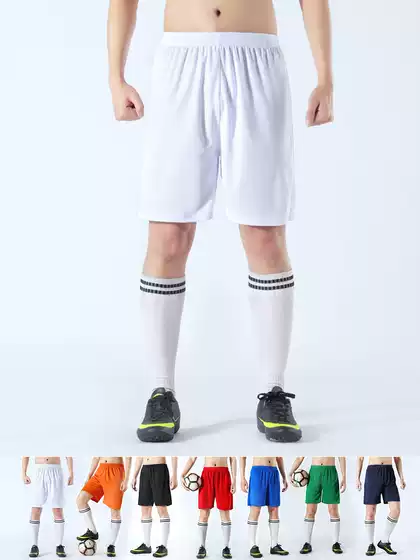 Football shorts, sports and fitness training, running, five quarter pants, breathable, quick drying, light plate, versatile, team team shorts, free shipping