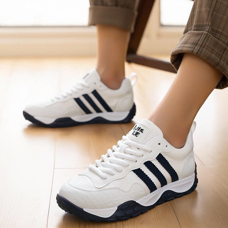 2026春夏季新款气质百搭网面透气软底防滑轻便运动休闲男鞋阿甘鞋