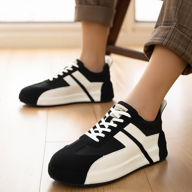 阿甘鞋男鞋2026春季新款休闲老爹鞋厚底内增高棉鞋爆款反毛皮板鞋