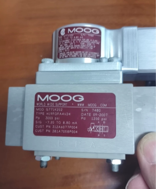 MOOG穆格/伺服阀/G771K202 H19FOFA4V24